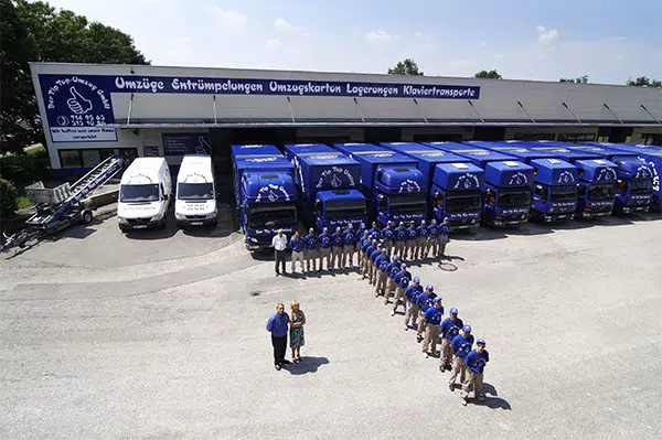 Firmenzentrale des Münchner Umzugsunternehmen Tip Top Umzug